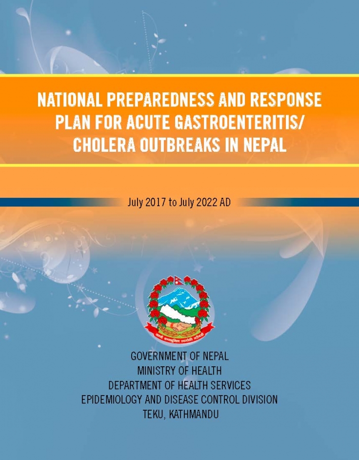 National Preparedness and Response Plan for Acute Gastroenteritis/ Cholera Outbreaks in Nepal